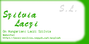 szilvia laczi business card